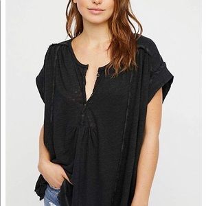 Free people aster Henley